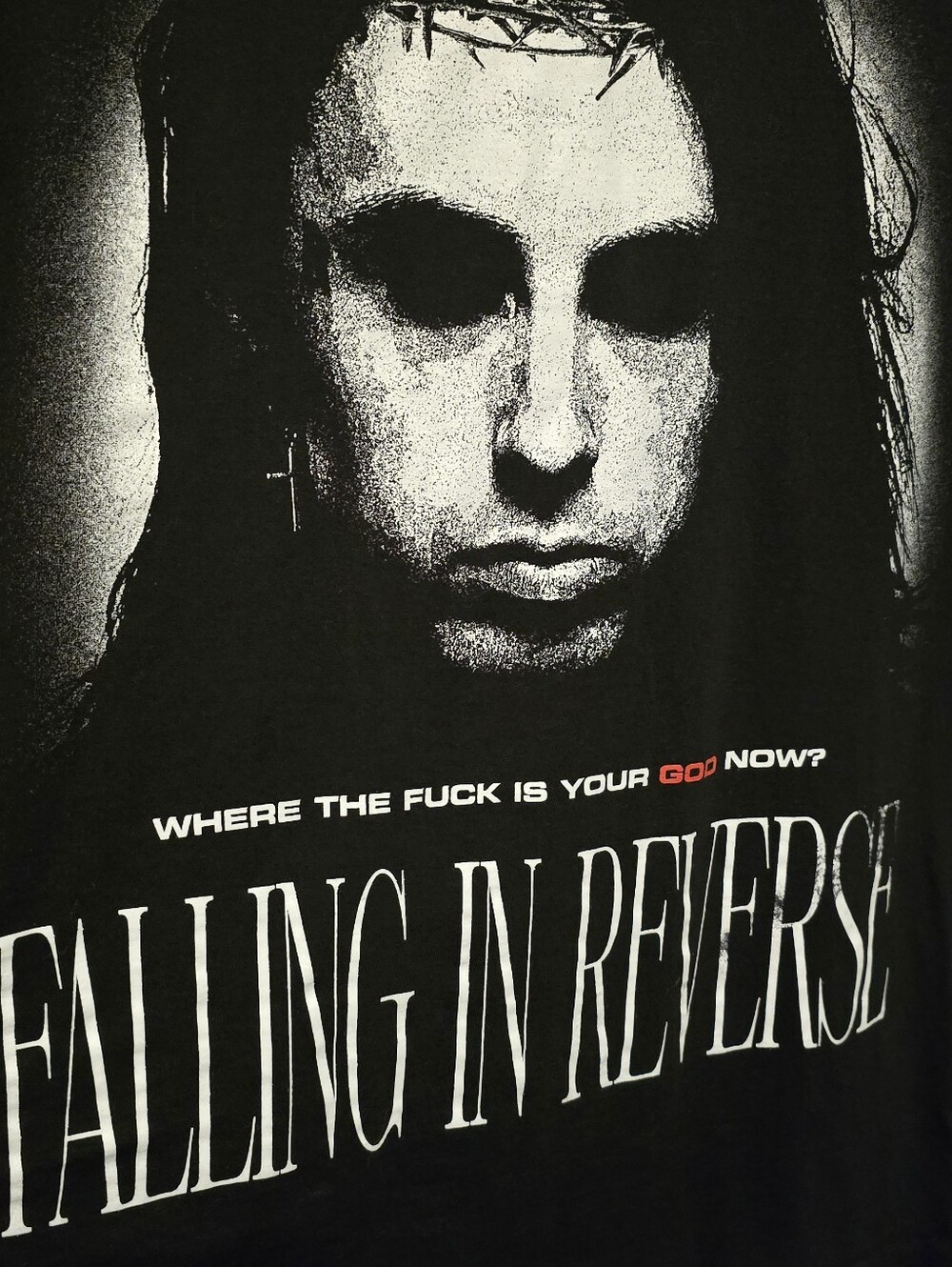 Falling In Reverse Graphic Band Tee - Black - Picture 3 of 3